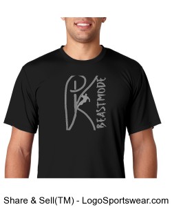 Hanes Mens 4 oz. Cool Dri with FreshIQ T-Shirt Design Zoom